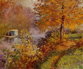 Monet_-_the-studio-boat-1876