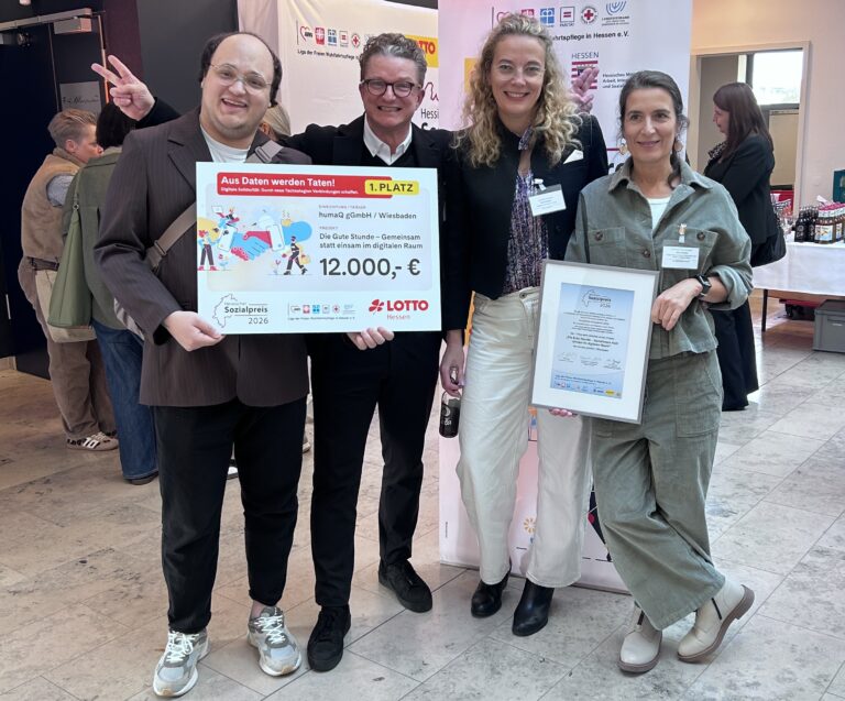 Das Team der Guten Stunde gewinnt den Hessischen Sozialpreis
